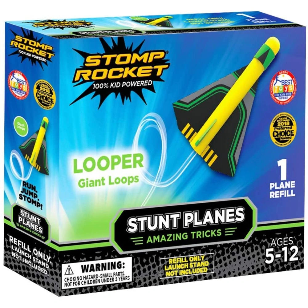 Stomp Rocket Stunt Plane Refill - 1 Looper Plane (SR100011) (STRSR100011)
