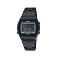 Casio Vintage Edgy Ψηφιακό Ρολόι Μπαταρίας με Μαύρο Μεταλλικό Μπρασελέ (B640WBG-1BEF) (CASB640WBG1BEF)