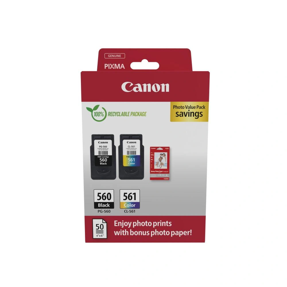 Canon Μελάνι Inkjet PG-560/CL-561 Ph. Value Pack (3713C008) (CANCL-561MP) *