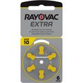 Rayovac Extra Μπαταρίες Ακουστικών Βαρηκοΐας 10 1.45V 6τμχ (RAYPR70)