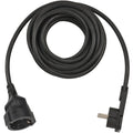 Brennenstuhl Καλώδιο Προέκτασης με Επίπεδο Φις 5m/ H05VV-F/ 3G1,5 Black (1168980050) (BNN1168980050)