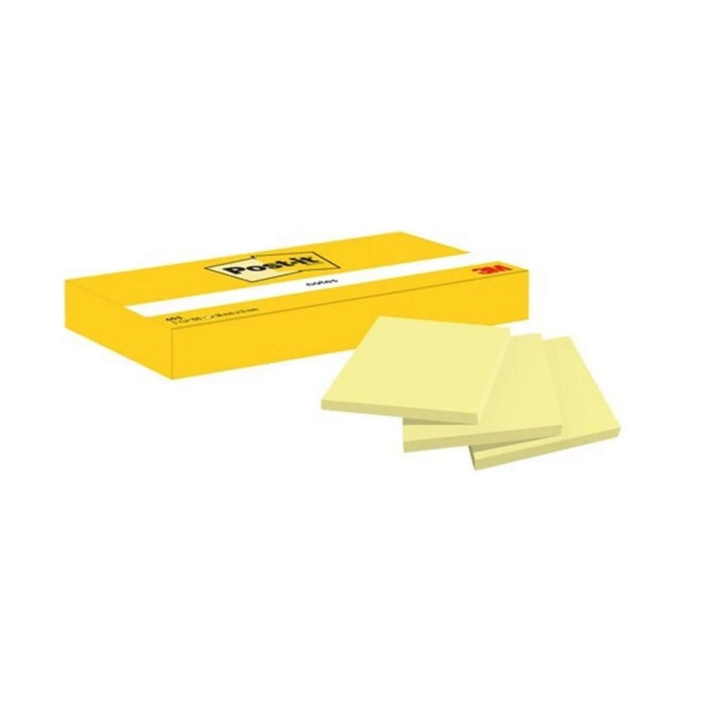 Αυτοκόλλητα Χαρτάκια 3M Post-it Note 653 38x51mm Κίτρινο (3) (MMM6533GE)