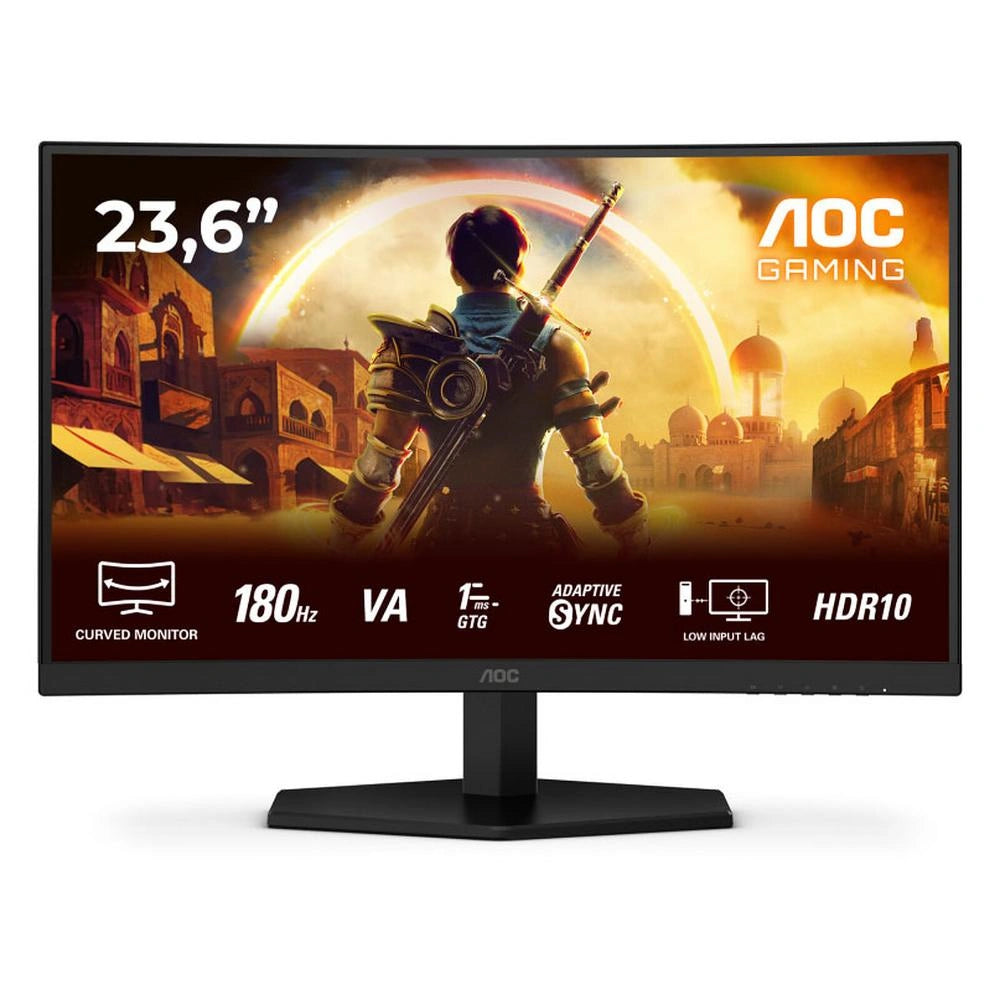 AOC C24G42E Curved FHD Gaming Monitor 24'' with Speakers (C24G42E) (AOCC24G42E)