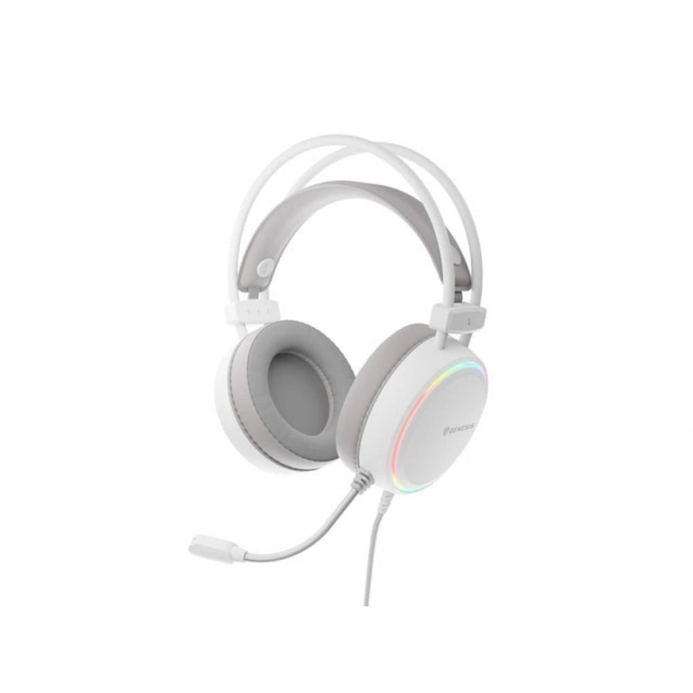 Genesis Gaming Headset Neon 613 G2 with Microphone RGB Illumination White (NSG-2308) (GNSNSG-2308)