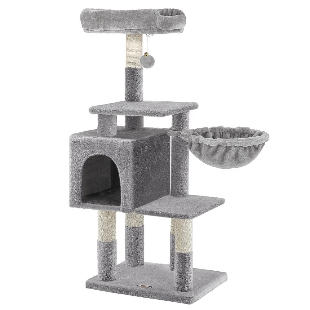 Feandrea Cat Tower, Height 110 cm, up to 3 cats (PCT52W) (FEAPCT52W)