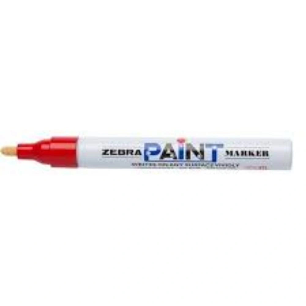Zebra  Μαρκαδόρος Λαδιού 3.0mm Μέτρια Μύτη Κόκκινο (ZB-51013) (ZEB51013)