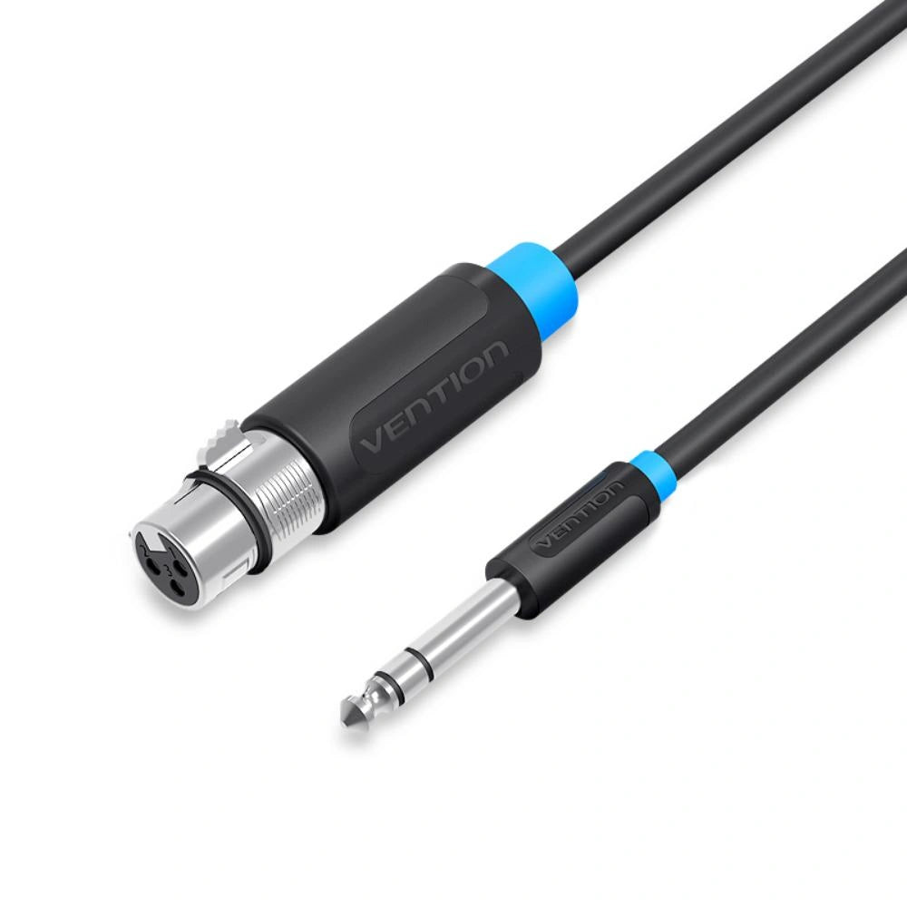 VENTION 6.5mm Male to XLR Female Audio Cable 5M Black (BBEBJ) (VENBBEBJ)