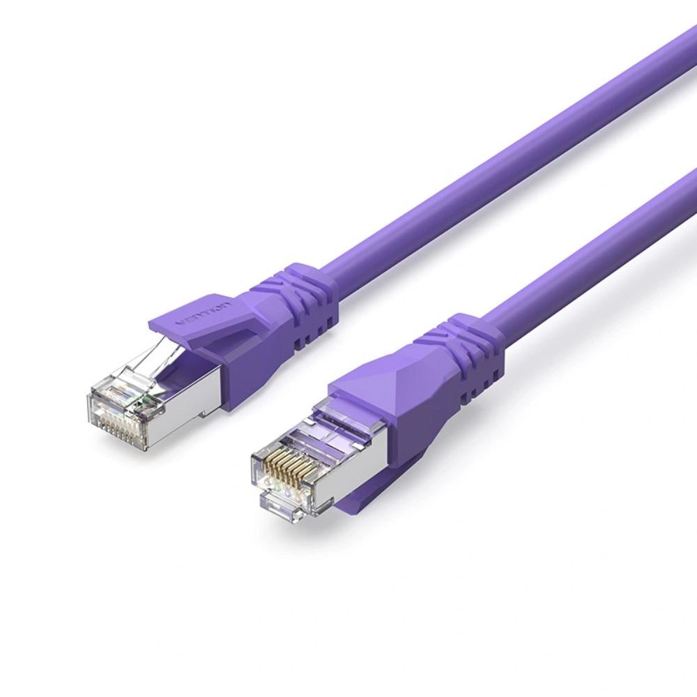 VENTION Cat6A SFTP Industrial Flexible Ethernet Patch Cable 0.2M Purple (IBMVAH) (VENIBMVAH)
