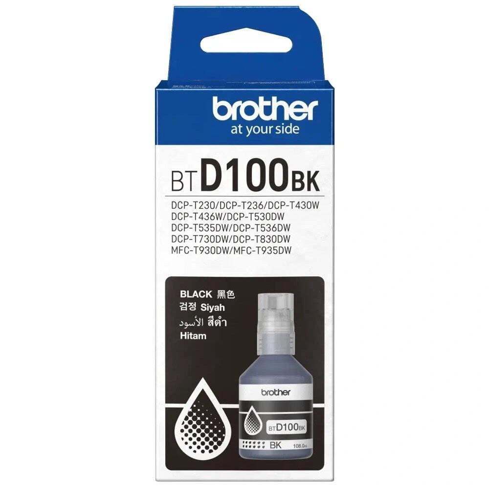 Brother Μελάνι Inkjet BT-D100BK Black (BTD100BK) (BROBTD100BK)