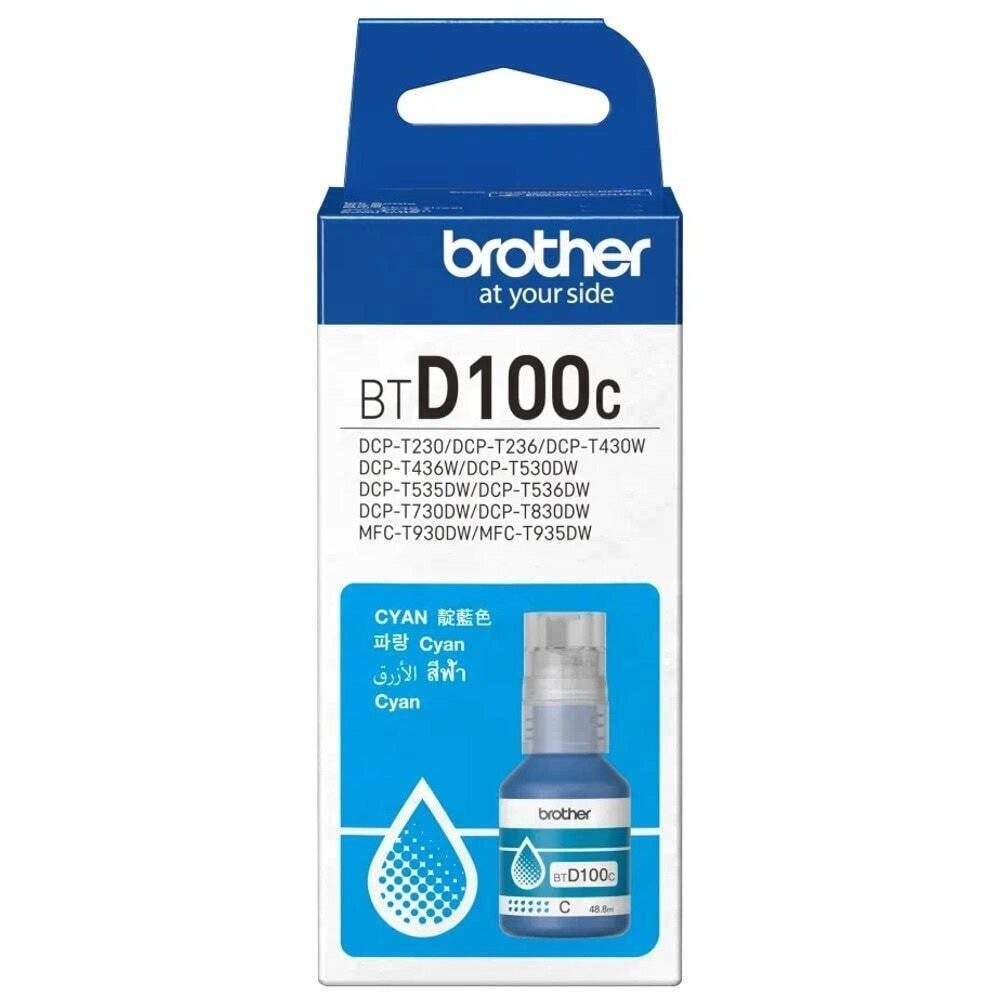 Brother Μελάνι Inkjet BT-D100C Cyan (BTD100C) (BROBTD100C)