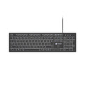 NATEC Herring Glow US Keyboard with Backlight - White (NKL-2342) (NTCNKL-2342)