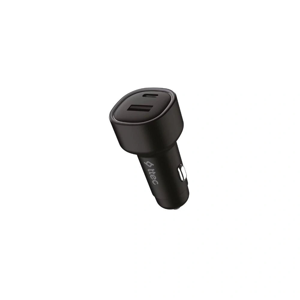 ttec SmartCharger Duo 3.1A Car Charger Dual USB+USB-Cand Lightning Cable (2CKS31DS) (TTEC2CKS31DS)
