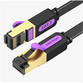VENTION Cat7 Flat Ethernet Patch Cable 1.5M Black (ICABG) (VENICABG)