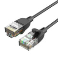 VENTION Cat6A UTP Ethernet Patch Cable 1M Black Slim Type (IBIBF) (VENIBIBF)