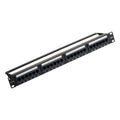 VENTION 24-Port Cat6 Unshielded Patch Panel Black (KGCB0) (VENKGCB0)