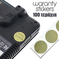 Waranty Stickers (100 Αυτοκόλλητα Εγγύησης VOID 2CM) Στρόγγυλα
