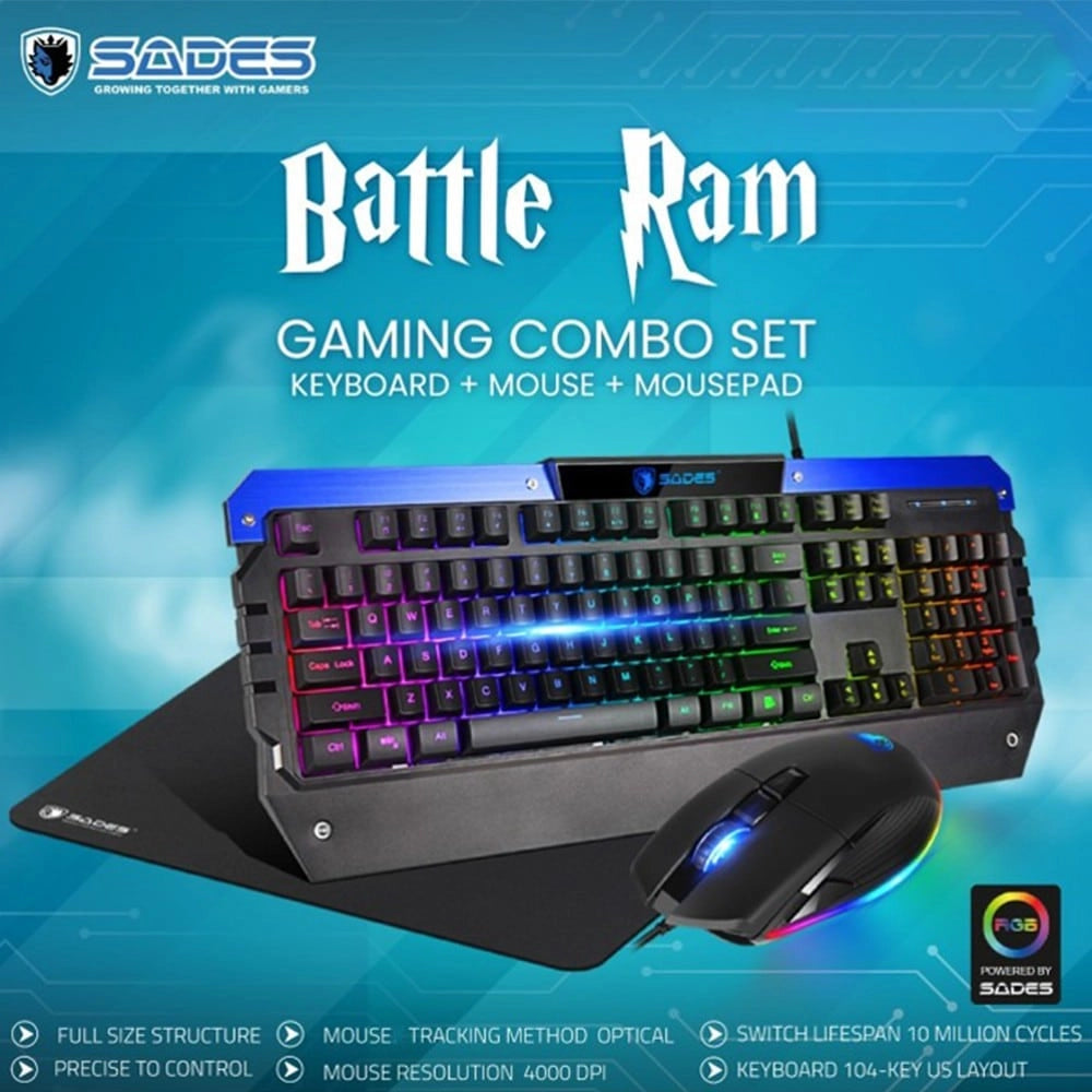 Sades Battle RAM Gaming Combo SET