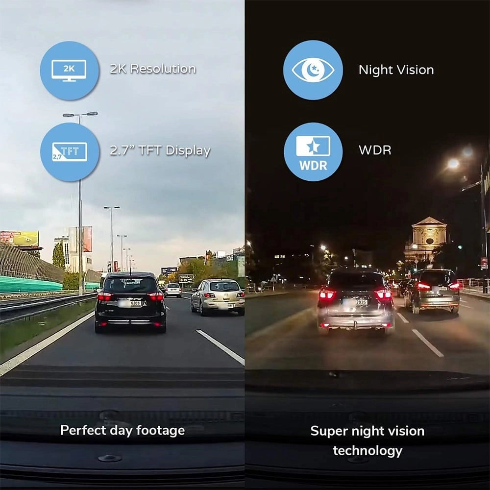 Dashcam Αυτοκινήτου 2K Lamax C9 με Night Vision