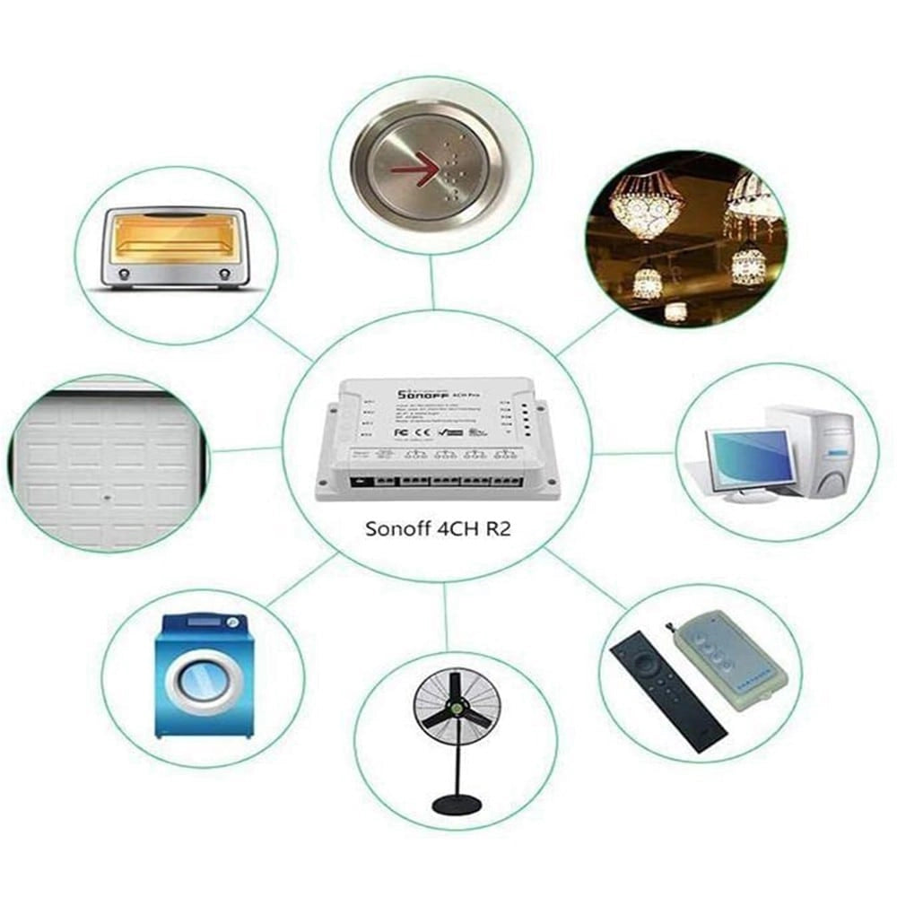 Smart Switch Sonoff WIFI 4 Channels