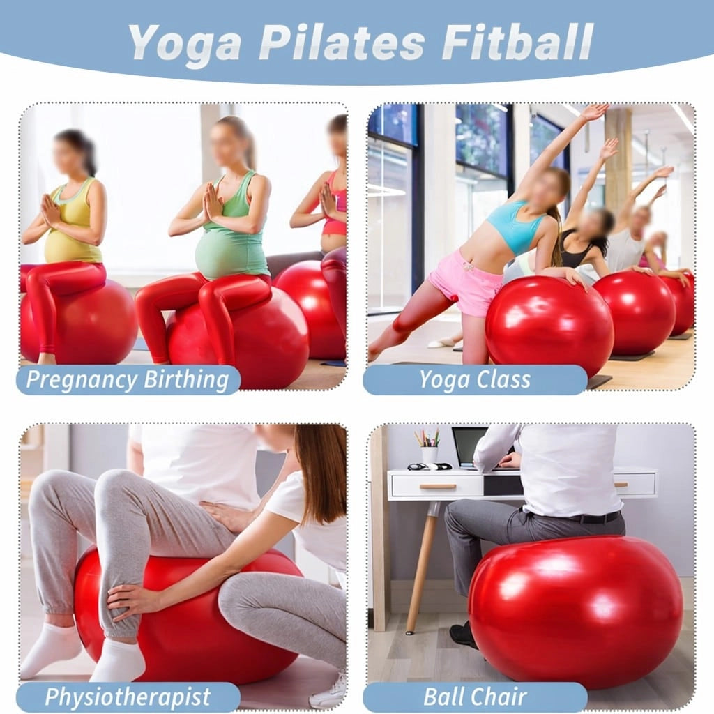 Μπάλα Pilates Fitball 65CM Purple