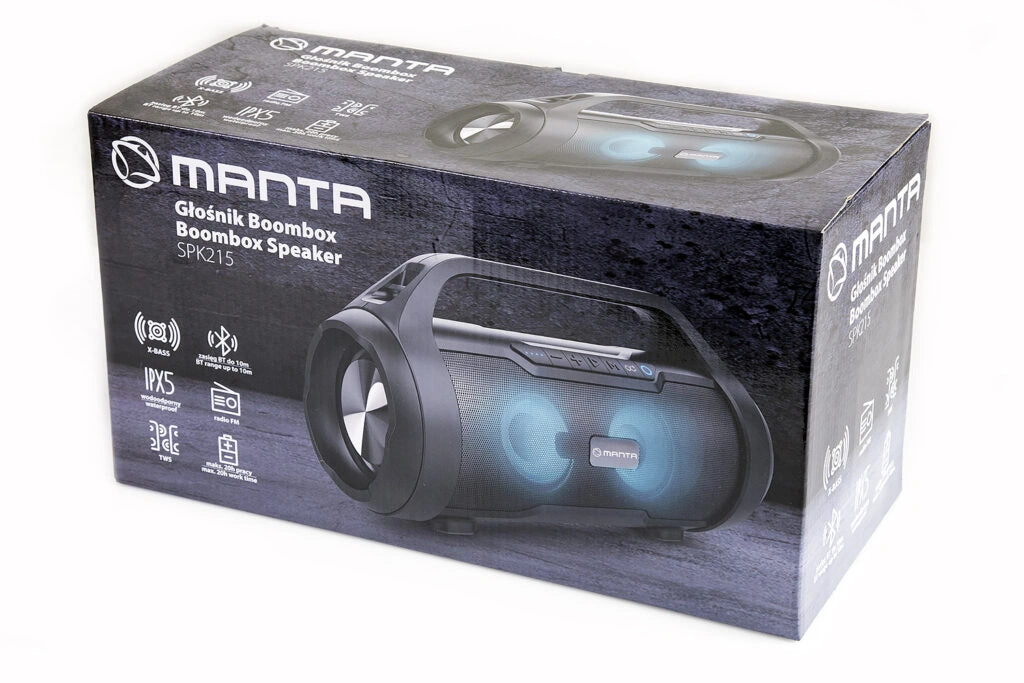 MANTA BLUETOOTH 5.0 BOOMBOX SPEAKER 30W