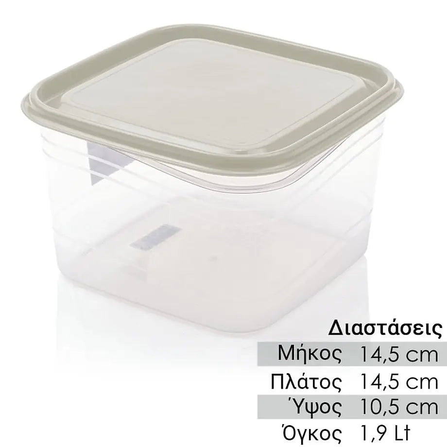Σκεύος Αποθήκευσης 1.9LT Λευκό