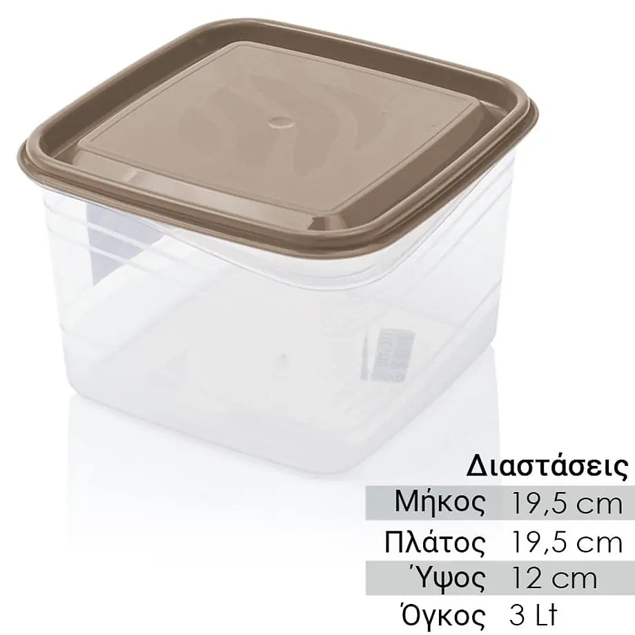 Σκεύος Αποθήκευσης 3LT Γκρι