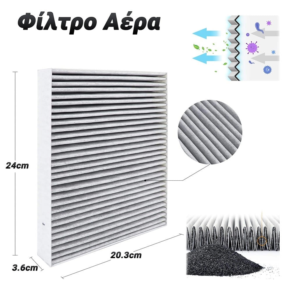 Φίλτρο Αέρα 24X20.3X3.6CM