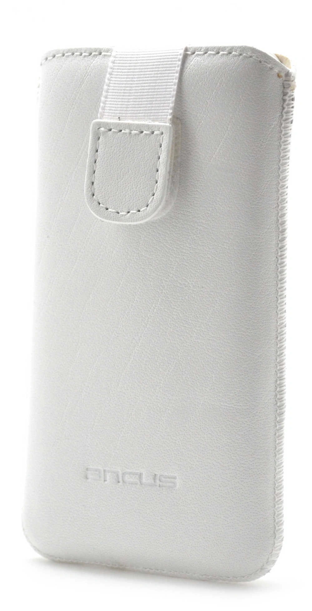 Θήκη Protect Ancus για Apple iPhone SE/5/5S/5C Old Leather Λευκή, 04102
