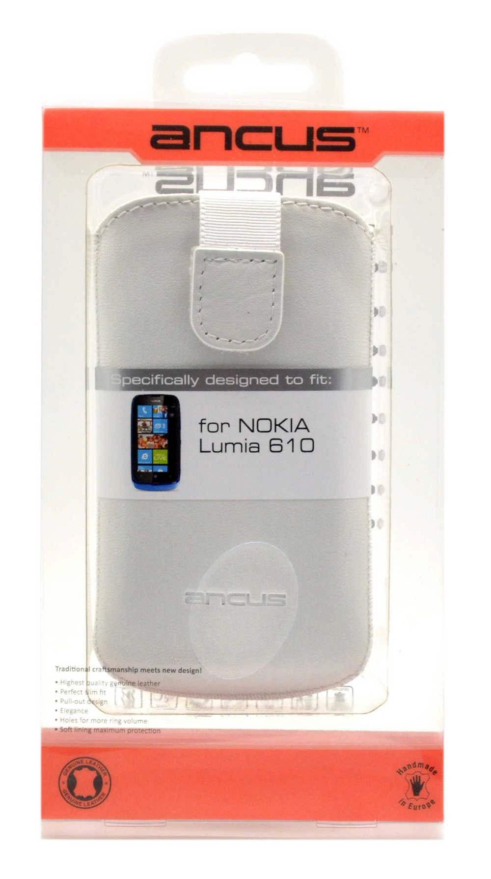 Θήκη Protect Ancus για Apple iPhone SE/5/5S/5C Old Leather Λευκή