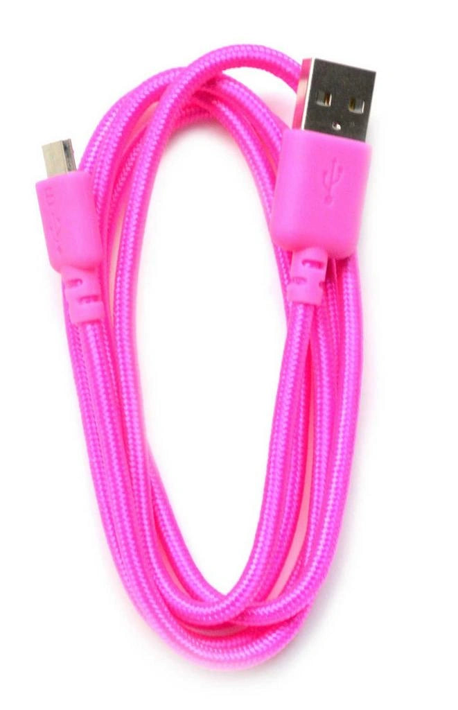 Καλώδιο σύνδεσης Ancus USB σε Micro USB με Ενισχυμένες Επαφές Braided Ρόζ 1m