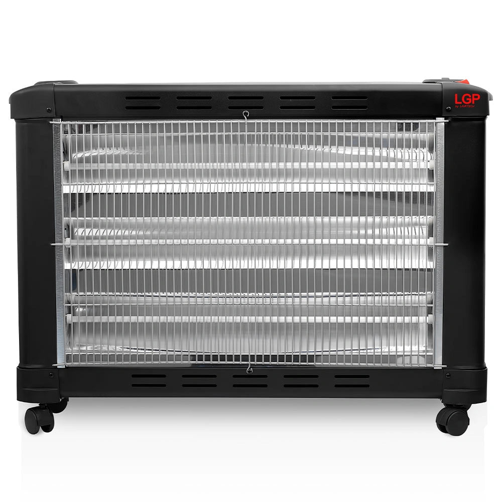 LGP MAXI ELECTRICAL QUARTZ HEATER 3-BARRED 2100W BLACK