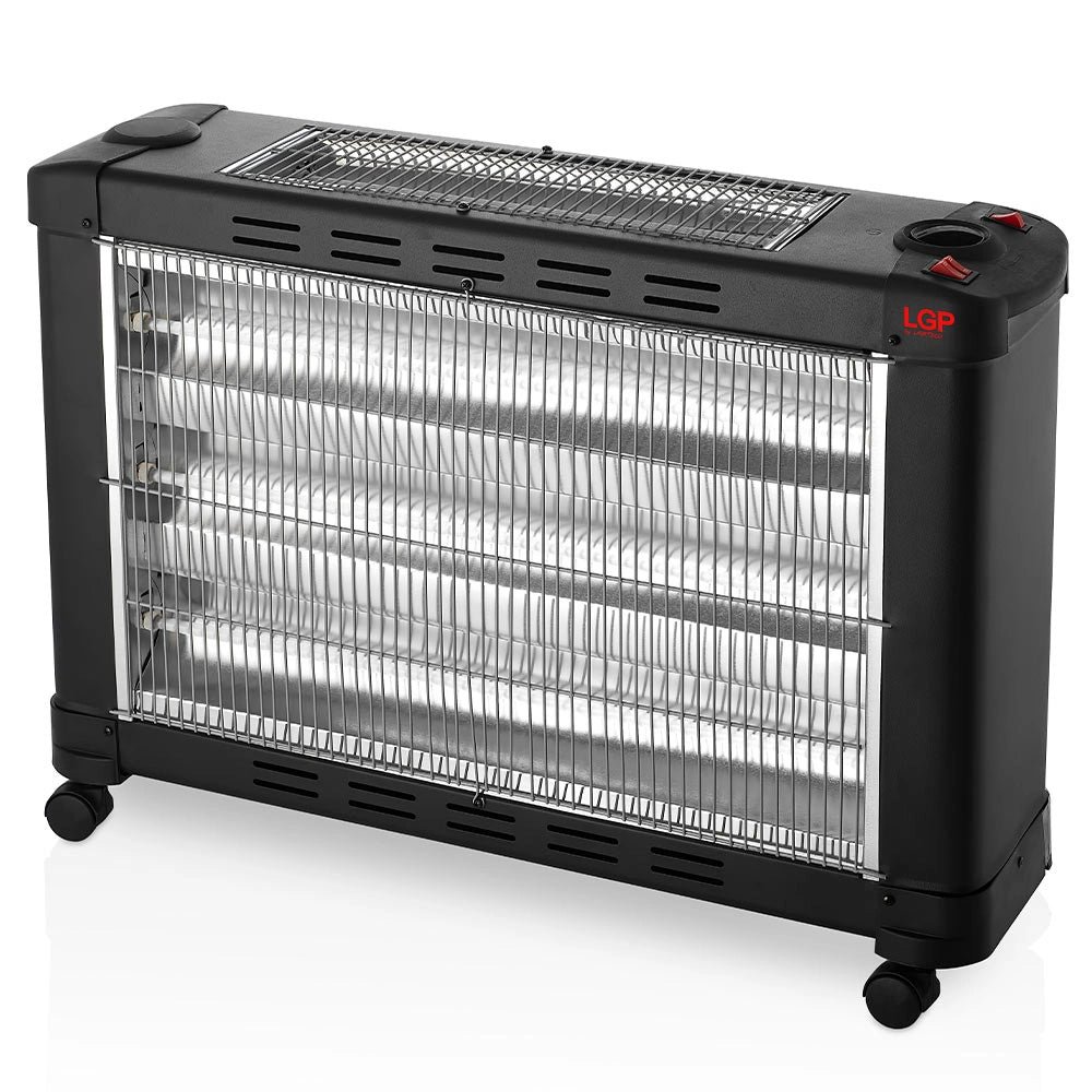 LGP MAXI ELECTRICAL QUARTZ HEATER 5-BARRED 2900W BLACK