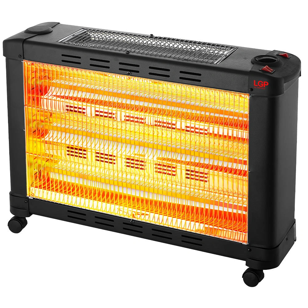 LGP MAXI ELECTRICAL QUARTZ HEATER 5-BARRED 2900W BLACK