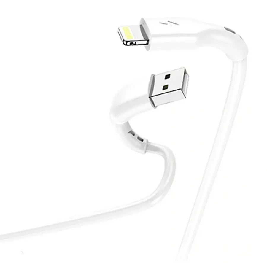 LAMTECH CHARGING & DATACABLE LIGHTNING 1M WHITE