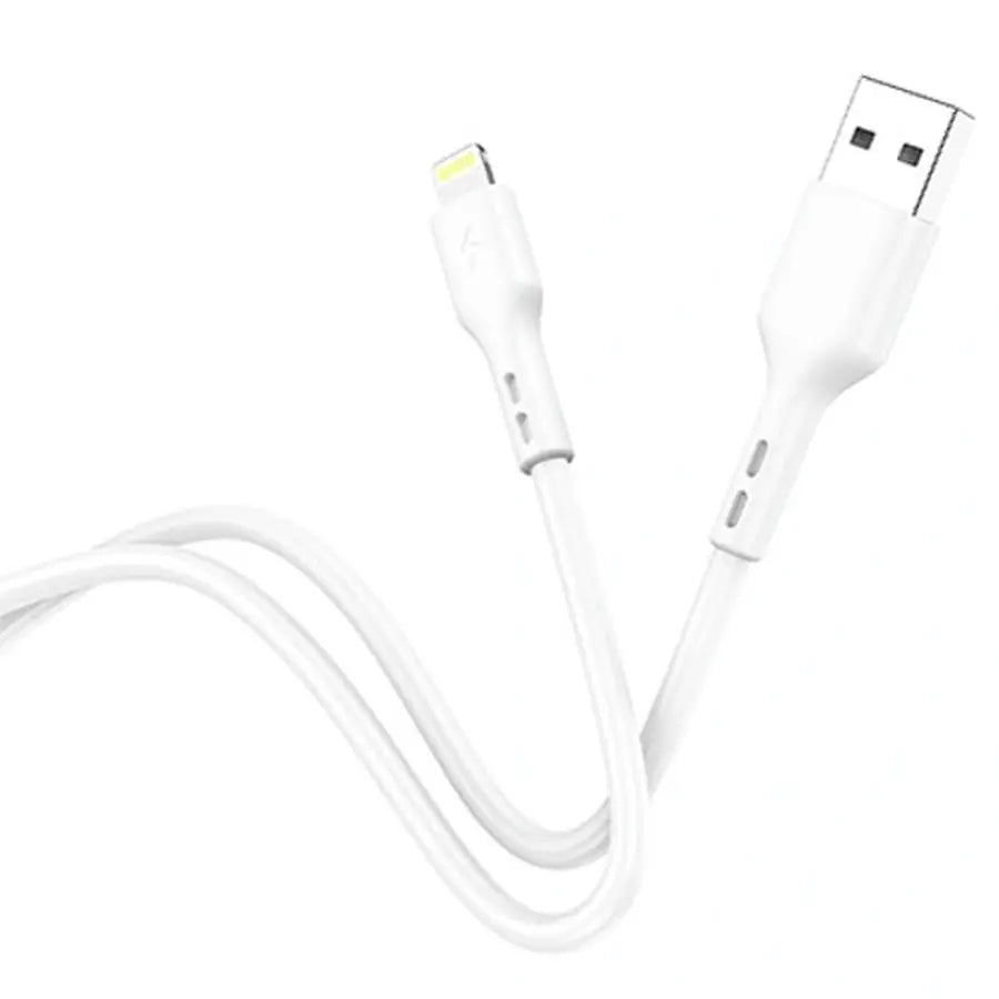 LAMTECH CHARGING & DATACABLE LIGHTNING 1M WHITE