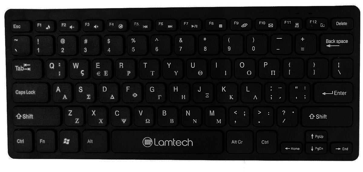 LAMTECH MINI WIRELESS 2,4G KEYBOARD AND MOUSE GR LAYOUT