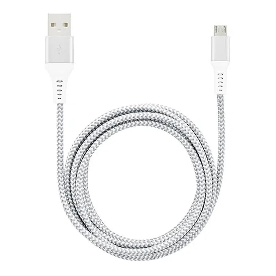 LAMTECH MICRO USB HIGH QUALITY UNBREAKABLE CABLE SILVER 2M