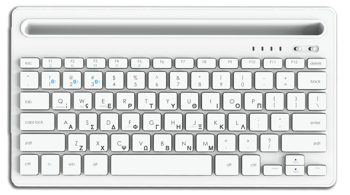 LAMTECH BT 5.0 KEYBOARD WITH IPAD AND MOBILE STAND WHITE