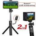 LAMTECH 2IN1 BLUETOOTH GIMBAL FOR SMARTPHONES AND ACTION CAMERAS