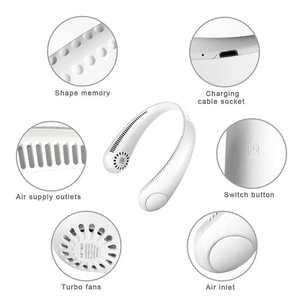 Φορητός Ανεμιστήρας COOL & GO  Pearl White