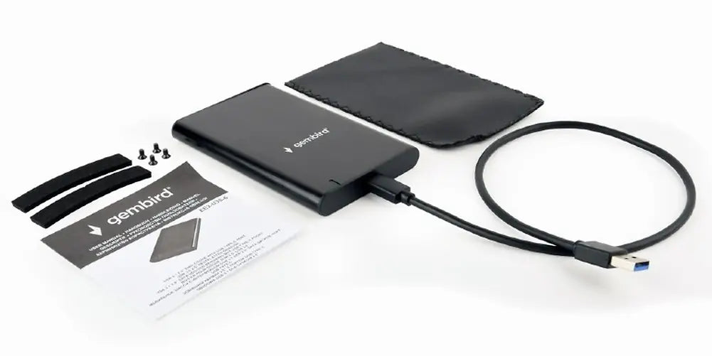 GEMBIRD USB 3.1 2,5' ENCLOSURE TYPE-C PORT BLACK