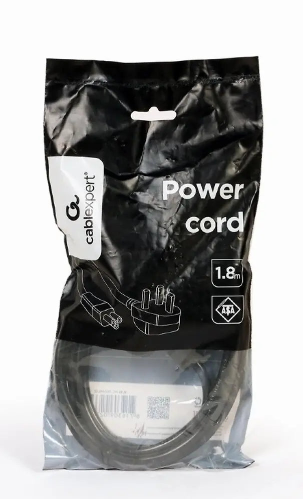 CABLEXPERT UK POWER CORD (C5) 13A, 6ft (1,8m)