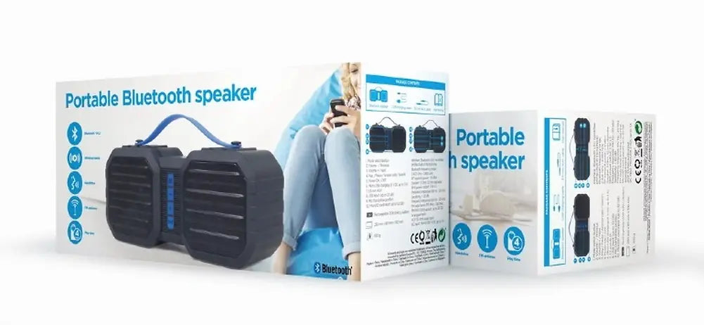 GEMBIRD BLUETOOTH SPEAKER BLACK/BLUE
