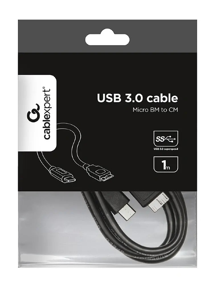 CABLEXPERT USB 3,0 BM TO TYPE-C CABLE 1M