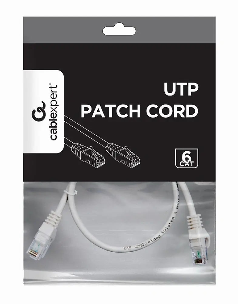 CABLEXPERT UTP CAT6 PATCH CORD 0.5M GREY