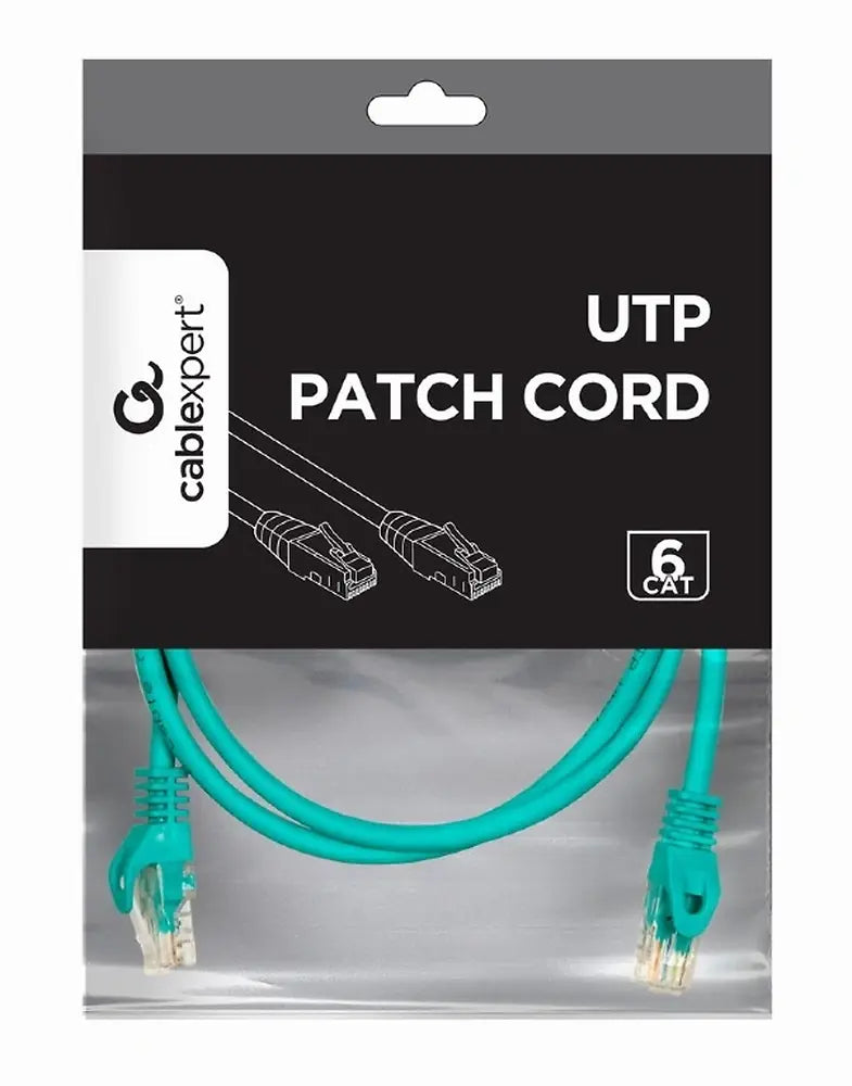 CABLEXPERT UTP CAT6 PATCH CORD 2M GREEN