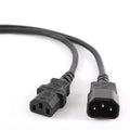 CABLEXPERT POWER CORD C13 TO C14 0.75 mm² 1,8M