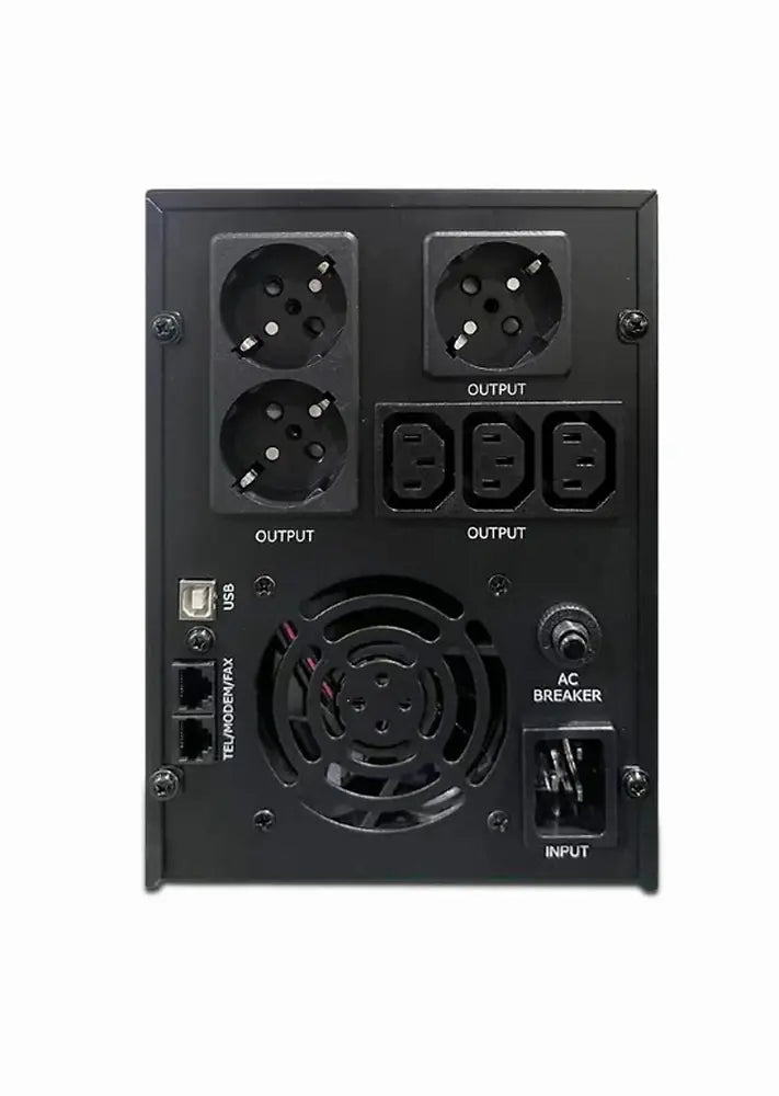 ENERGENIE UPS WITH USB AND LCD DISPLAY 3000 VA BLACK