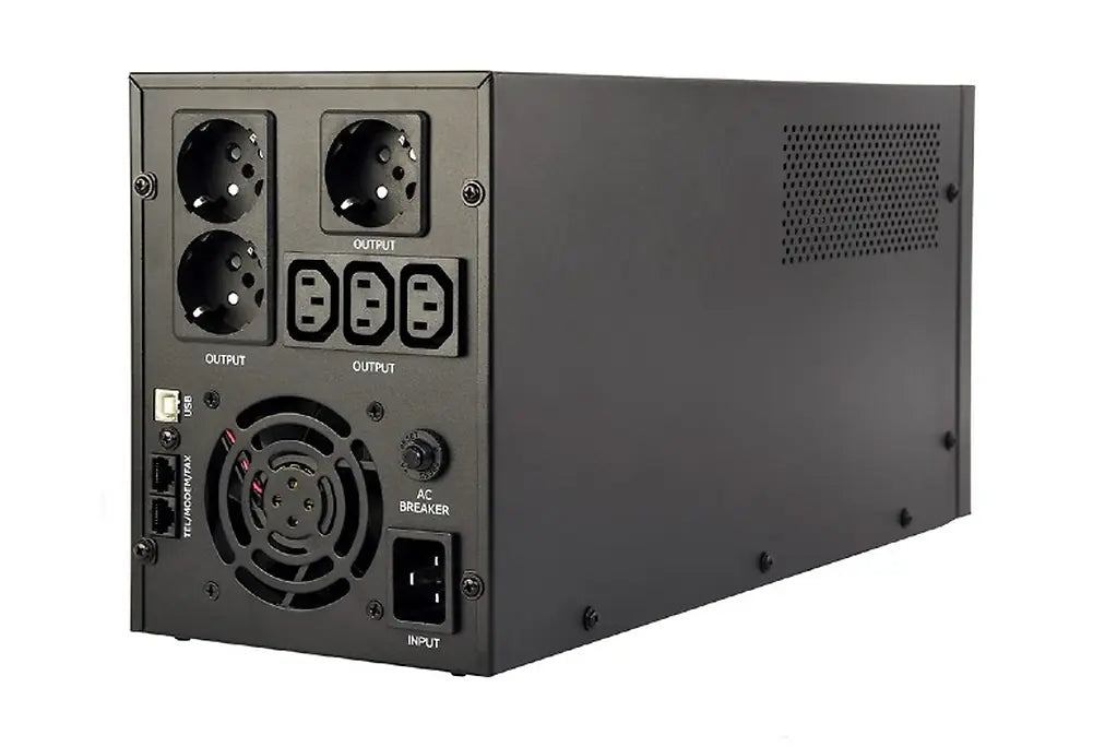 ENERGENIE UPS WITH USB AND LCD DISPLAY 3000 VA BLACK